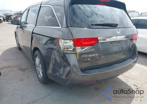 2014 Honda Odyssey Ex-L from USA, damaged, VIN 5FNRL5H66EB136629